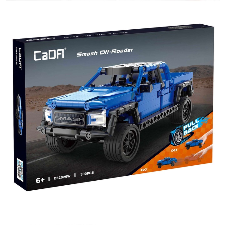 Klocki Konstrukcyjne CaDA Pickup Samochód Terenowy C52029W 390 Elementów