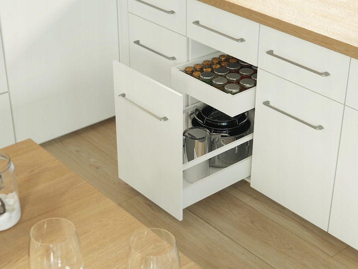 RELING WZDŁUŻNY PODWYŻSZENIE ŚCIANKI TYLNEJ SZUFLADA AXIS PRO BIAŁY