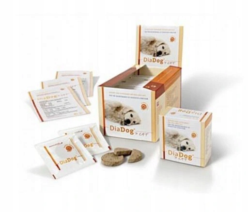GEULINCX DiaDog'N'Cat tabletki na biegunkę dla psa i kota 6tabl.
