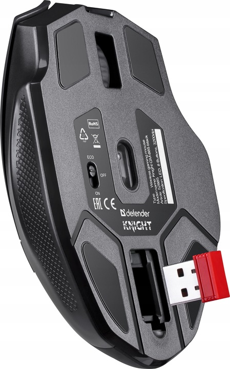 Myszka Gamingowa Bezprzewodowa Dla Graczy DEFENDER KNIGHT GM-885 3200DPI