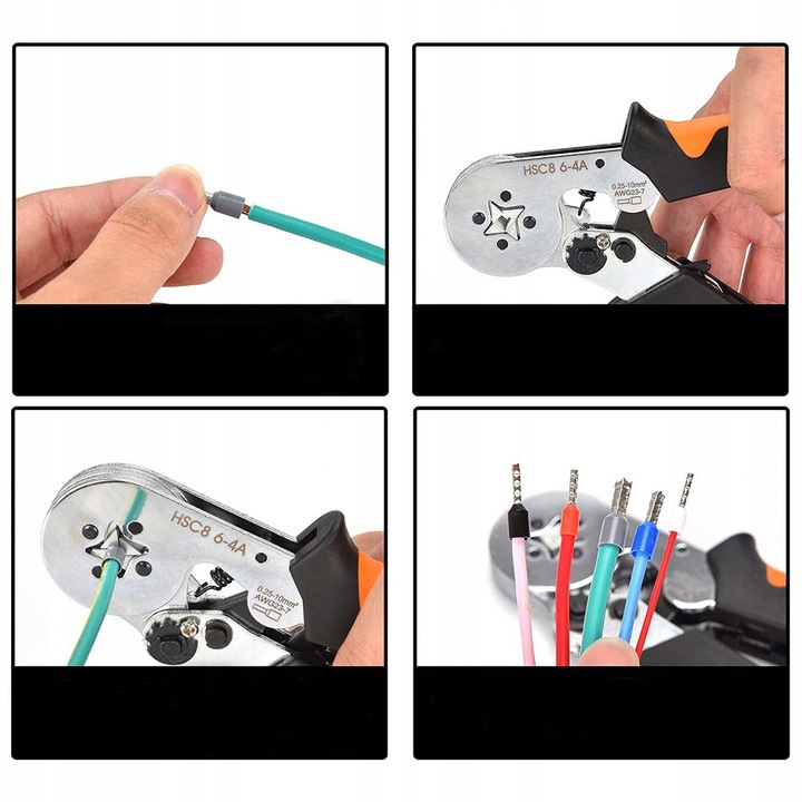 TULEJKI ZACISKOWE DO PRZEWODÓW IZOLOWANE ZESTAW 1200 SZT TULEJKA