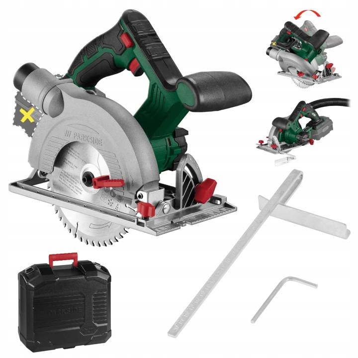 Akumulatorowa Piła Ręczna Tarczowa 20V PARKSIDE PHKSA 20 Li C4