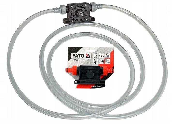 POMPA POMPKA DO WODY NA WIERTARKĘ YATO 2400L/H + wąż 3 metry