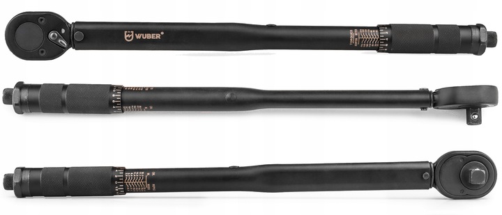 KLUCZ DYNAMOMETRYCZNY 1/2" 28-210Nm CrMO W ETUI +4 NASADKI