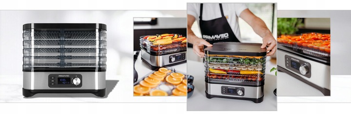 Suszarka do Grzybów Owoców Warzyw Spożywcza Termoobieg SMART 6 Sit