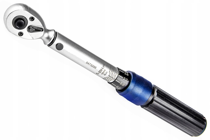 KLUCZ DYNAMOMETRYCZNY 1-25NM Z BLOKADĄ 1/4'' ETUI CERTYFIKAT