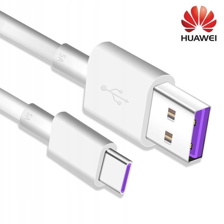 Oryginalny kabel Huawei AP71 4072007 USB-C 1M Biały