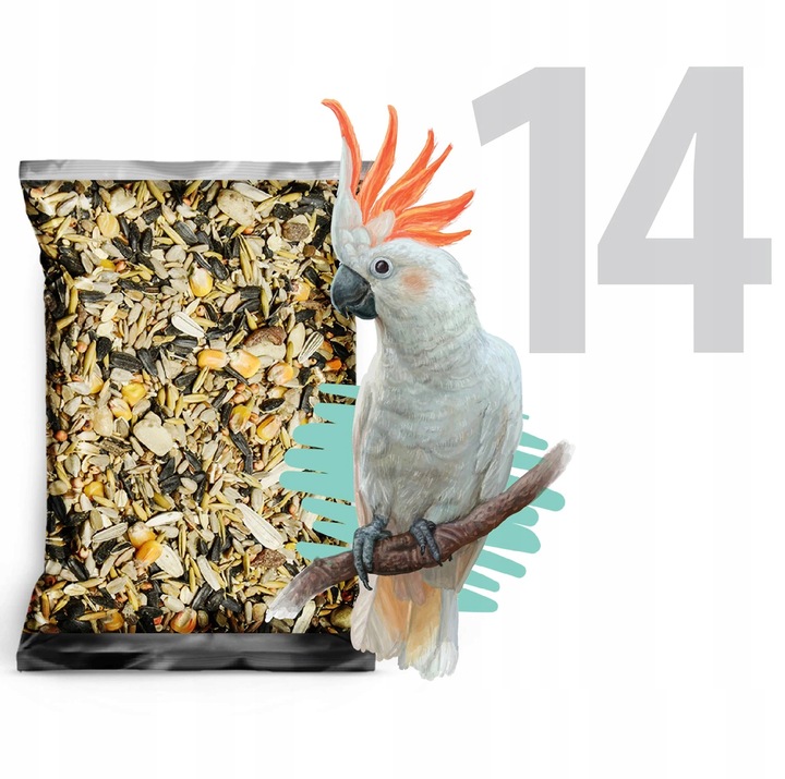14kg Karma dla papug średnich papugi Nimfa Rozella pokarm STANDARD