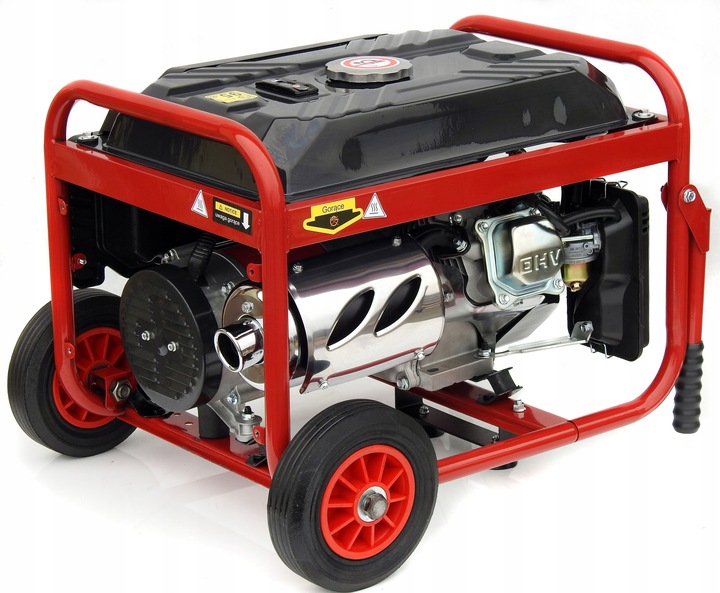 PROFESJONALNY AGREGAT PRĄDOTWÓRCZY 5,2kW prądu AVR+ MIEDZIANY STOJAN