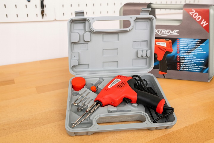 LUTOWNICA TRANSFORMATOROWA 200W REGULACJA 3 TRYBY 500°C GROT CYNA