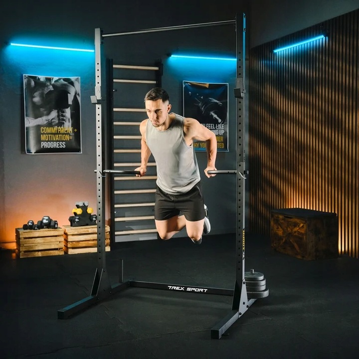 Drążek stacjonarny do podciągania poręcze do ćwiczeń dipów 300kg Trex
