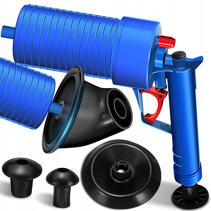 PISTOLET DO UDRAŻNIANIA RUR PRZEPYCHACZ TOALET WC ZLEWU KANALIZACJI KRET