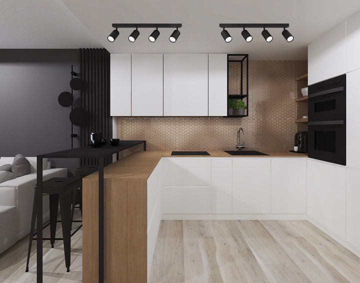 Lampa sufitowa szyna spot oprawa halogenowa 4x GU10