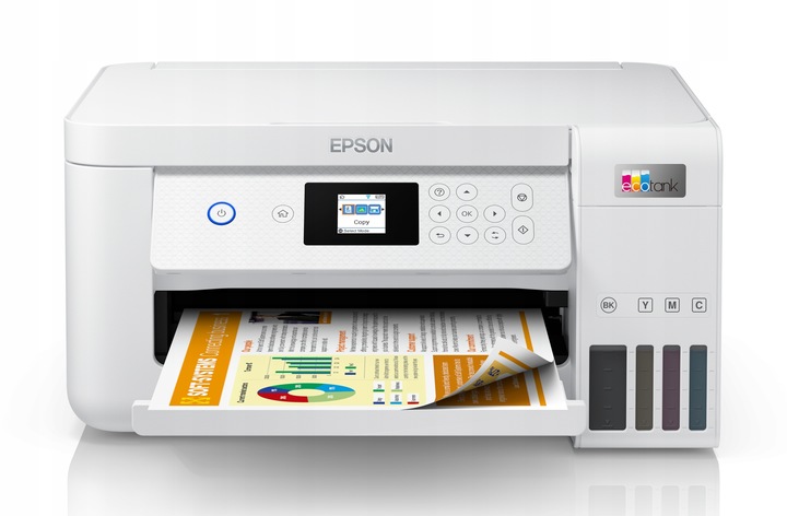 Drukarka Epson EcoTank Urządzenie 3w1 Skaner Druk KOLOR DUPLEX WIFI + TUSZE