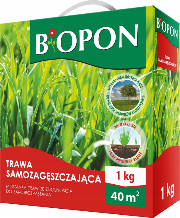 BOPON Trawa samozagęszczająca Biopon 40 m² / 1 kg