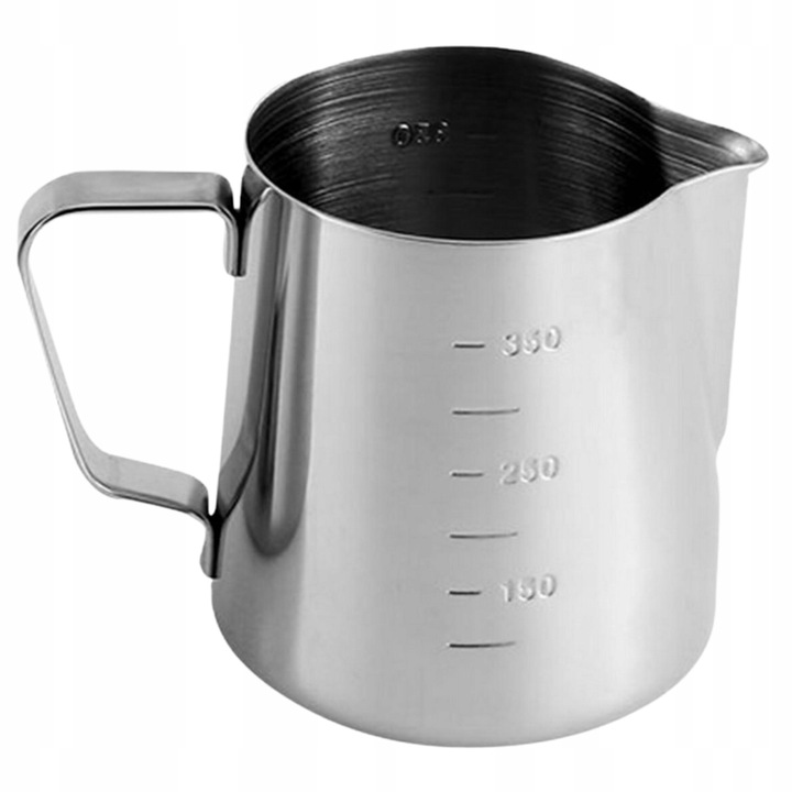 DZBANEK KUBEK DO SPIENIANIA MLEKA NA MLEKO STALOWY NIERDZEWN MLECZNIK