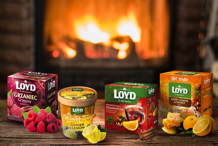Rozgrzewająca Herbata Zimowa Owocowa Grzaniec Grzeszny Zimowy 10T LOYD