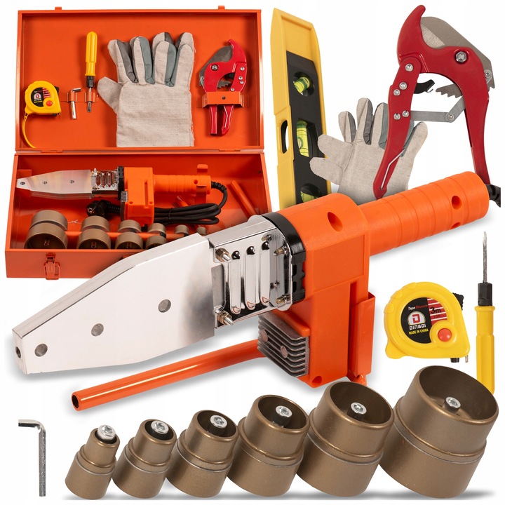 ZGRZEWARKA DO RUR PCV PP LCD ZGRZEWANIE POLIFUZIJNA MATRYCE AKCESORI