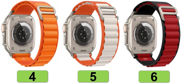 PASEK DO APPLE WATCH 2 3 4 5 6 7 8 9 10 SE 42MM 44MM 45MM 46MM 49MM 15 KOLR