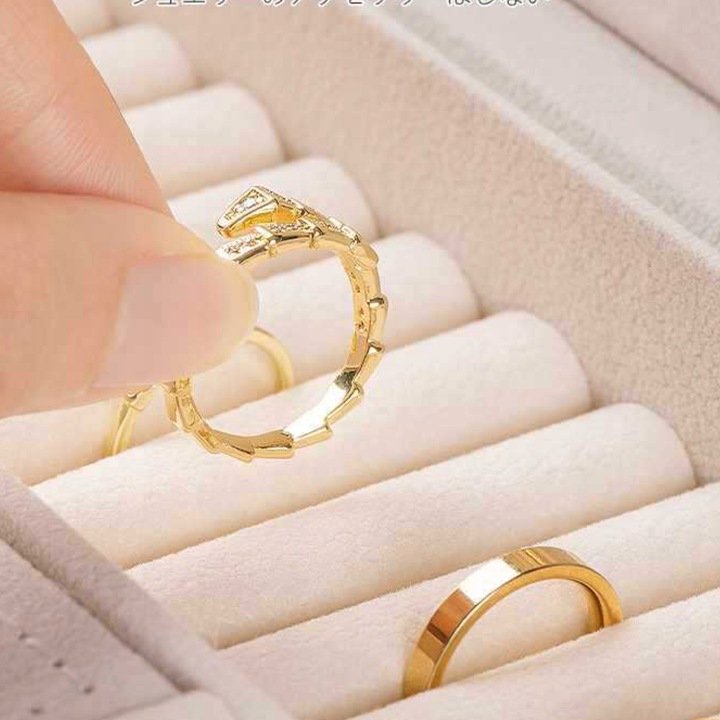 SZKATUŁKA NA BIŻUTERIE Z SZUFLADKAMI CZARNA ORGANIZER TRZY POZIOMY