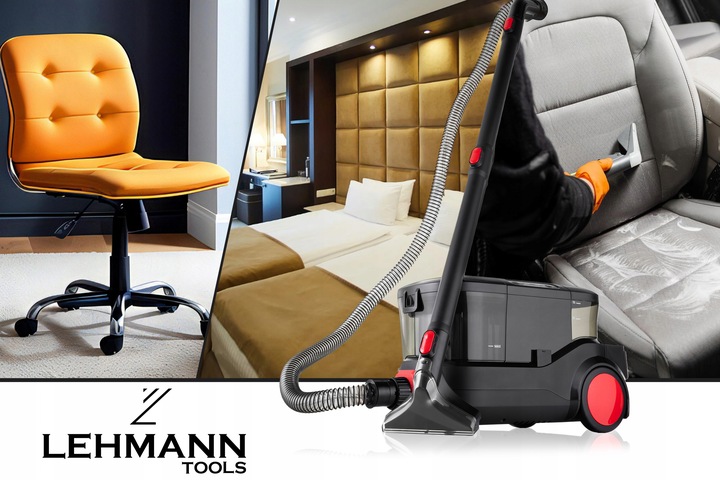 ODKURZACZ PIORĄCY DO DYWANÓW SSAWKA TAPICERKI PROFESJONALNY LEHMANN 2000W