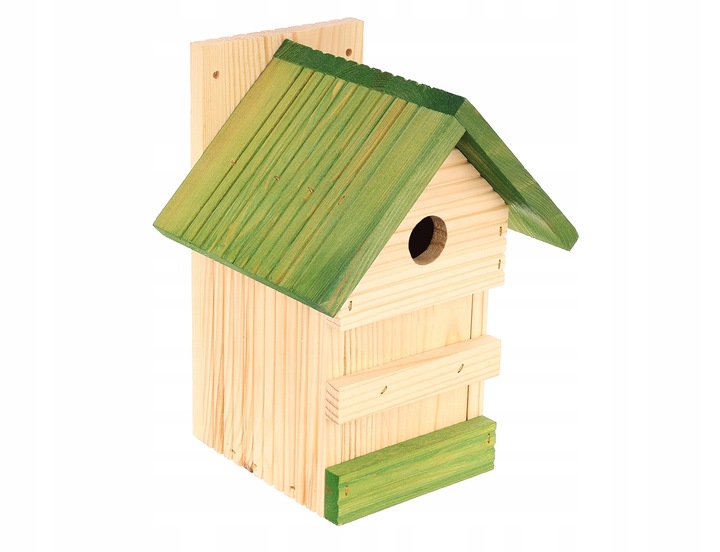 Budka lęgowa dla ptaków sikorek kosa karmnik domek MIX - 4szt