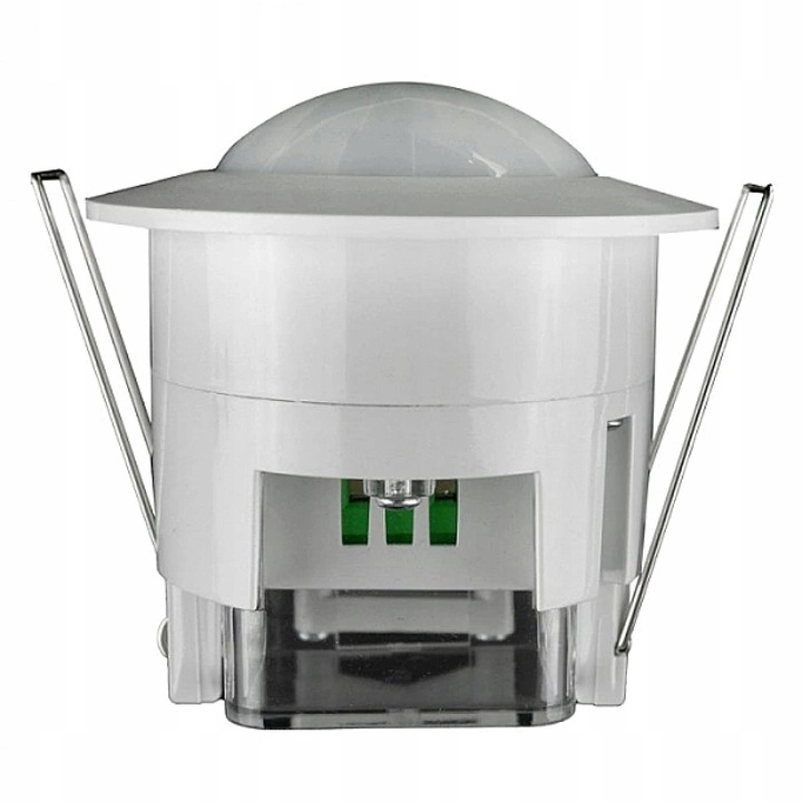 Czujnik Ruchu PIR 600W Sensor Czujka Sufitowa Wpuszczany 360st. Zasięg