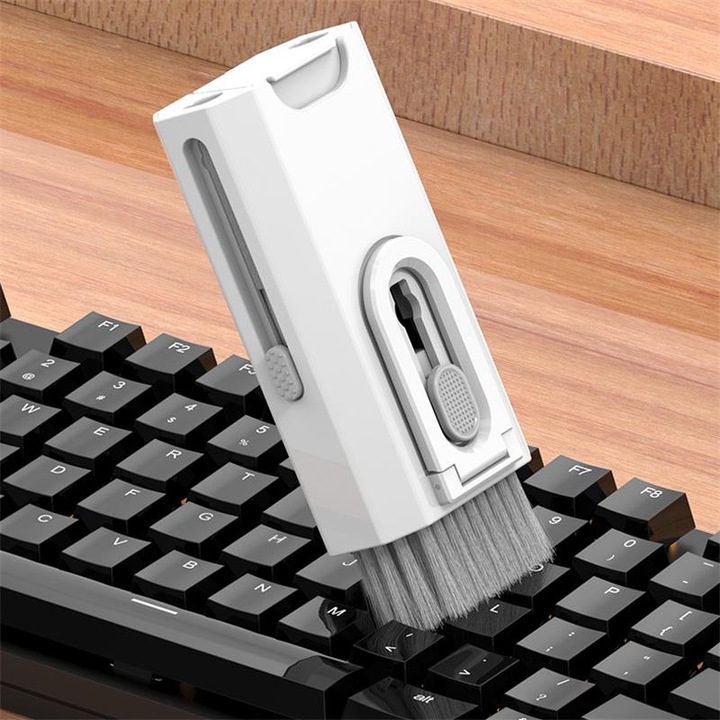 CZYŚCIK ZESTAW DO CZYSZCZENIA SŁUCHAWEK KLAWIATURY EKRANÓW RTV 8w1