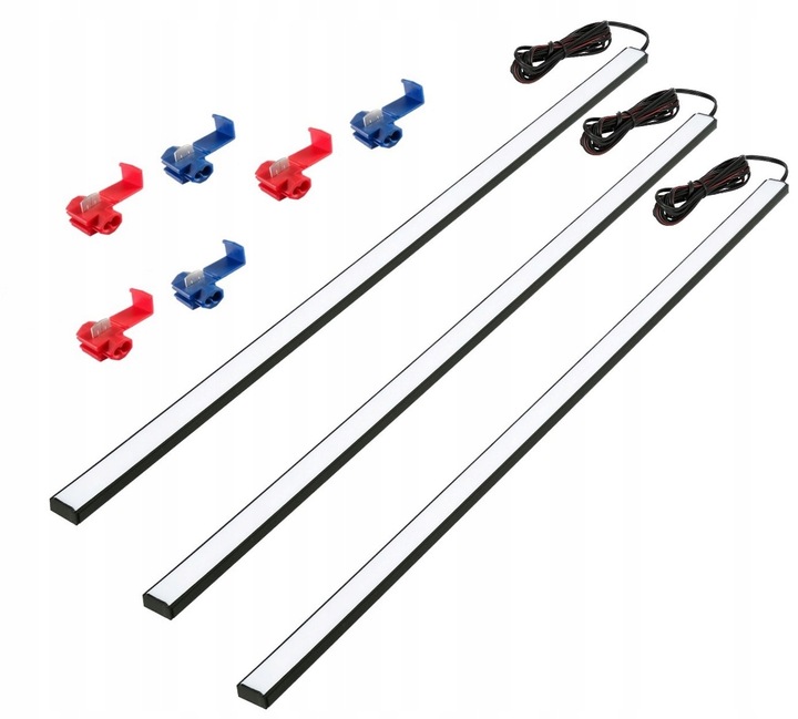 Oświetlenie LED kabiny paki busa auta 3x100cm PL12