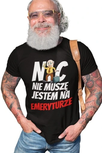 Prezent dla EMERYTA Emerytura KOSZULKA Pomysł