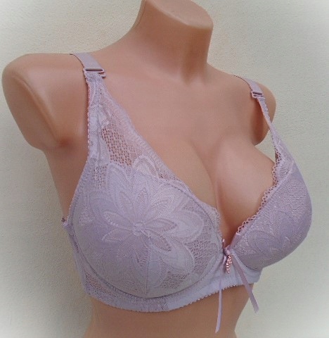 Biweier / biustonosz z dużym push- up koronkowy 90/95D kolory 86004