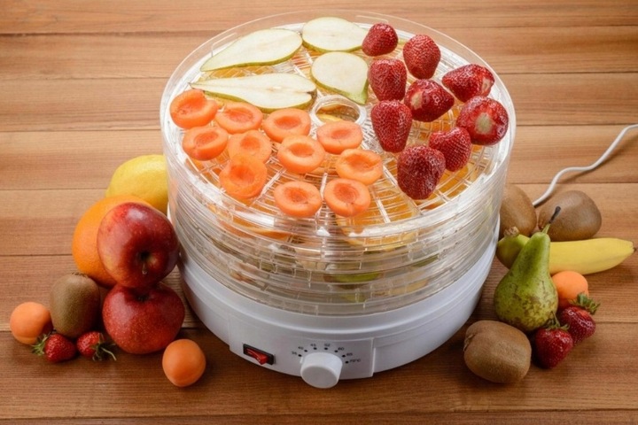 SUSZARKA DO GRZYBÓW OWOCÓW SPOŻYWCZA DO ŻYWNOŚCI 5 POZIOMÓW +