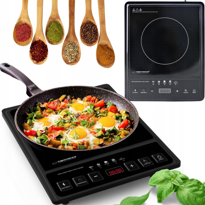 PŁYTA INDUKCYJNA KUCHENKA ELEKTRYCZNA 2000W TIMER