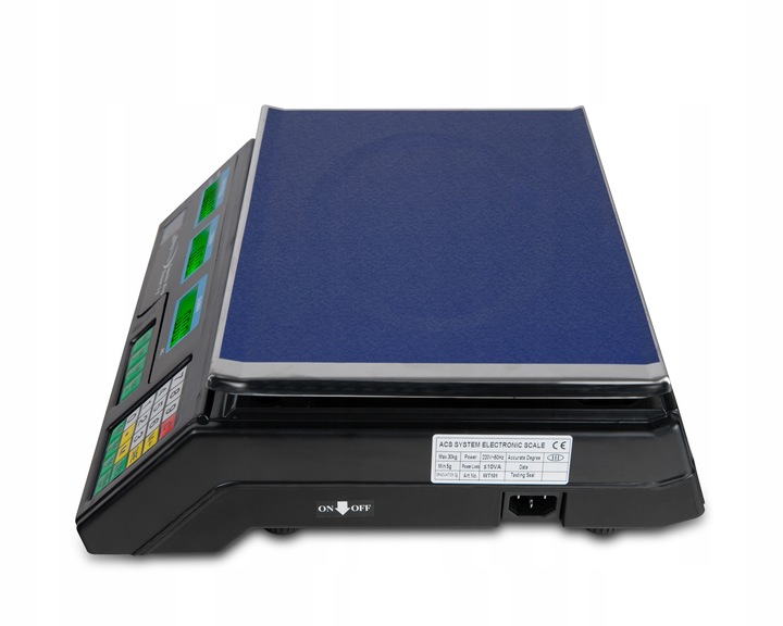 ELEKTRONICZNA WAGA 30KG 2g SKLEPOWA MAGAZYNOWA GASTRONOMICZNA KALKULACYJNA