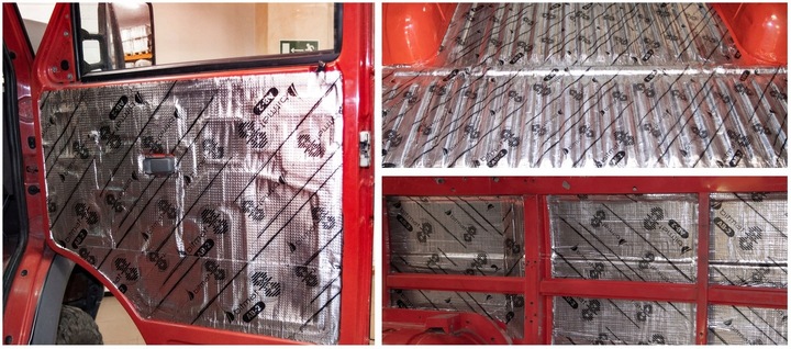 AB-2 MATA WYGŁUSZAJĄCA BUTYLOWA BITUMICZNA 400x50 wygłuszenie para