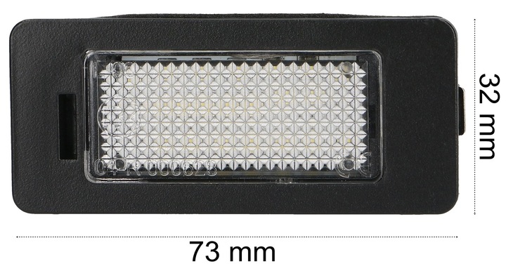 PODŚWIETLENIE TABLICY REJESTRACYJNEJ LED BMW E90 E91 E60 E61 X5 X6 E39