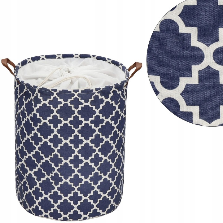 POJEMNIK KOSZ WOREK NA PRANIE UBRANIA ORGANIZER POJEMNY BARYŁKA SKŁADANY XL