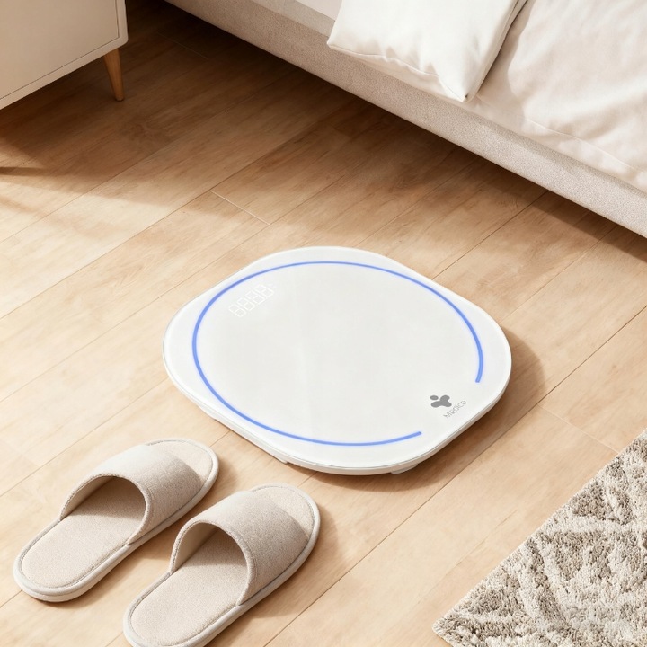 WAGA ŁAZIENKOWA ELEKTRONICZNA MEDICO, SMART, APLIKACJA PO POLSKU, BMI