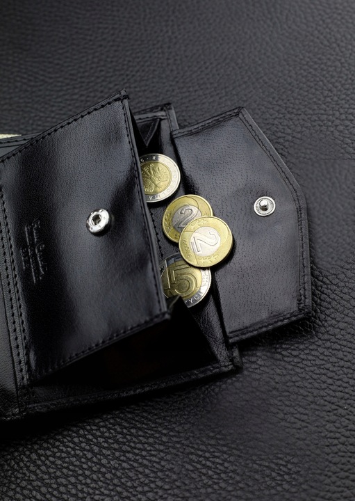 Portfel Męski Pierre Cardin Skórzany Czarny Pojemny RFID Torebka Certyfikat