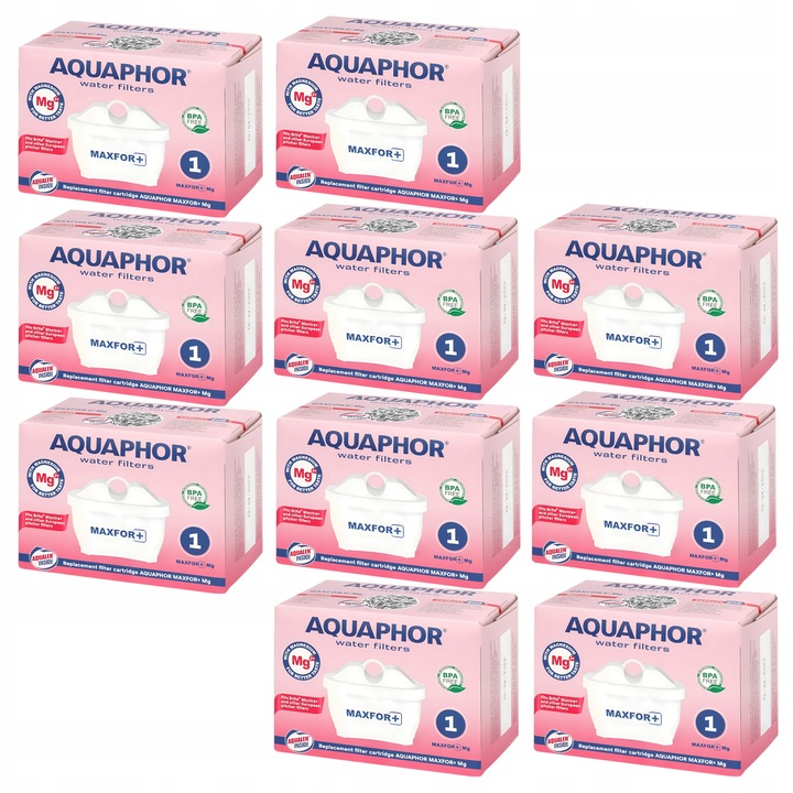 Filtr Wkład filtrujący AQUAPHOR MAXFOR+ Mg z magnezem 10 szt.