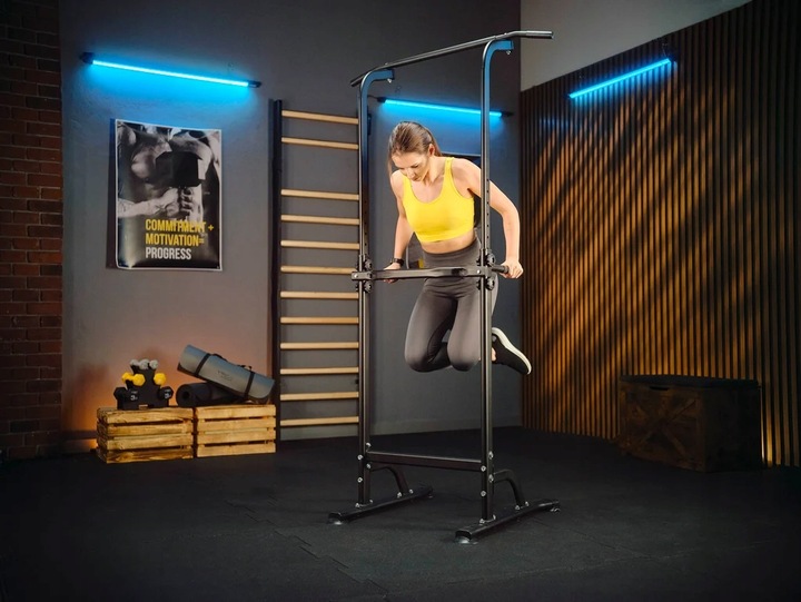 Poręcze do ćwiczeń dipów drążek do podciągania regulowany Trex Sport