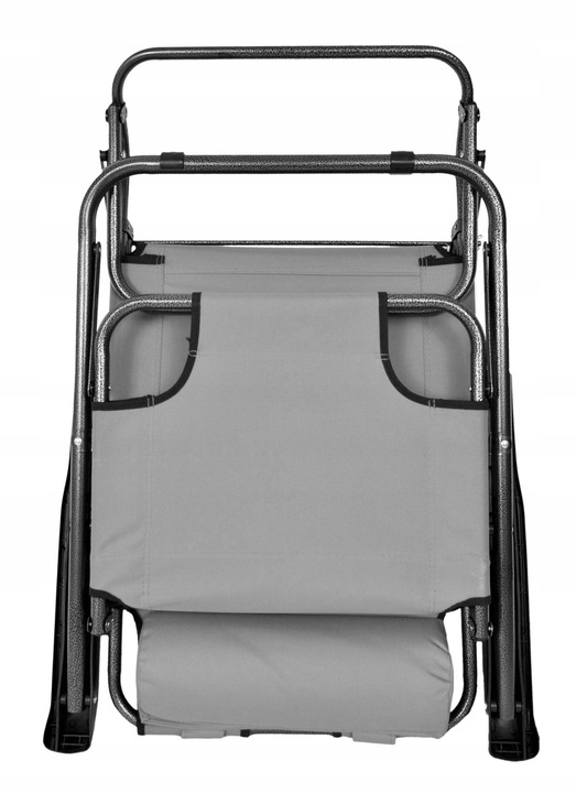 LEŻAK OGRODOWY SKŁADANY FOTEL PLAŻOWY ZERO GRAVITY LEON NA TARAS DO OGRODU