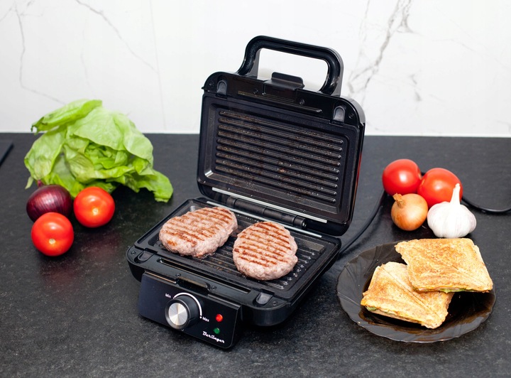 Gofrownica 3w1 – opiekacz, toster, grill, regulacja temperatury,