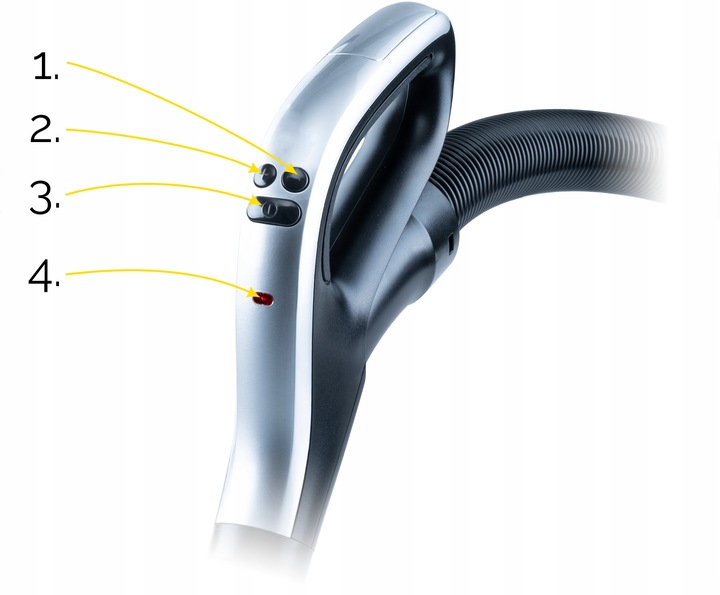 Cichy Odkurzacz workowy Yoer HEPA +6 szczotek INTELIGENTNY +PILOT