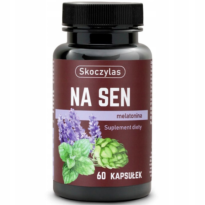 SKOCZYLAS Na Sen Melatonina 60caps ZASYPIANIE