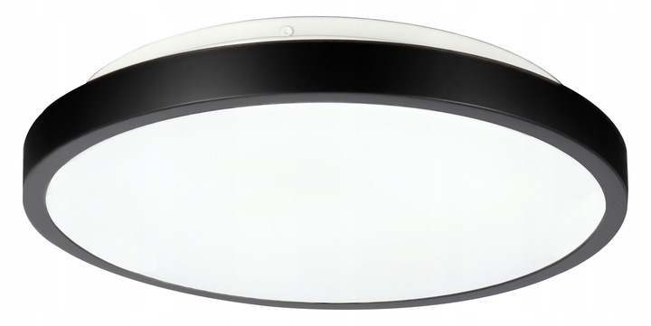 Lampa sufitowa plafon LED 2X E27 okrągły czarny