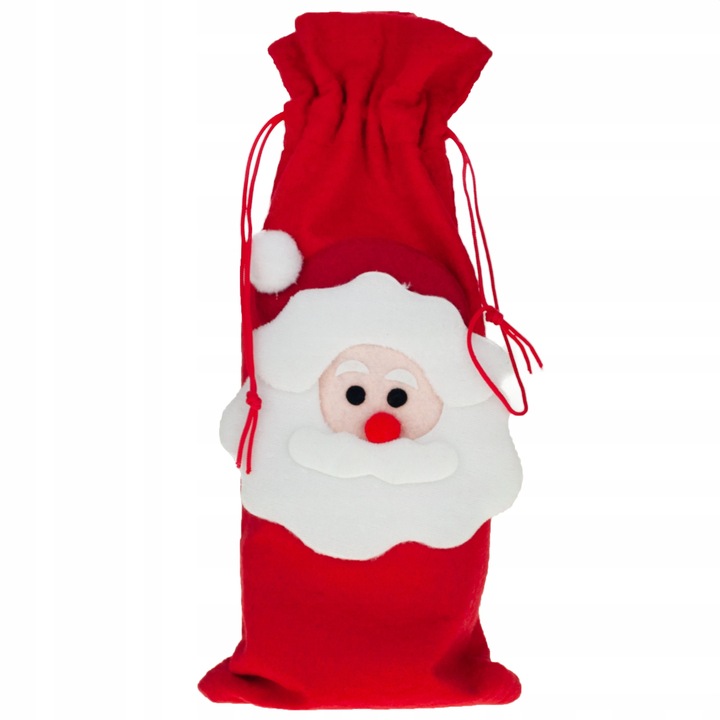 DEKORACJE STOŁU ŚWIĄTECZNE 4 POKROWCE NA KRZESŁA SZTUĆCE ETUI NA BUTELKĘ MI