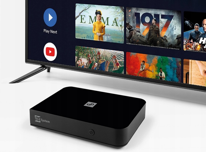 SMART BOX Android 12 DVBT2 4K TELE System LICENCJE ODTWARZACZ MULTIMEDIALNY
