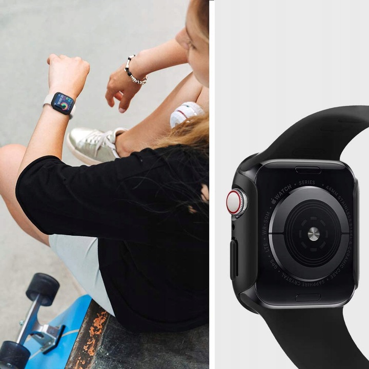 Etui do Apple Watch 44 5/4 Spigen Thin Fit, case