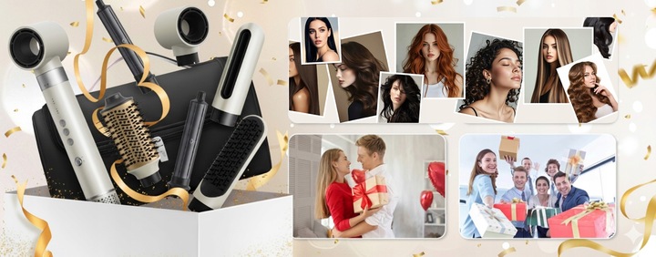 MOCNA SUSZARKA LOKÓWKA DO WŁOSÓW 6W1 3 PRĘDKOŚC Z JONIZACJA 1400W